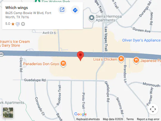 Location, 8625 Camp Bowie W Blvd, Fort Worth, TX 76116